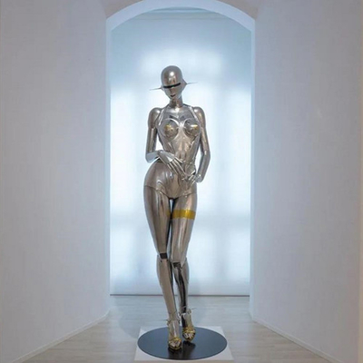 Fensteranzeige Geschäfts-dekorative Metallmodell-Props Human Figure-Skulptur