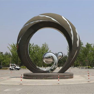 Große geschnitzte Coral Decorative Metal Sculpture für Landschaftsgarten