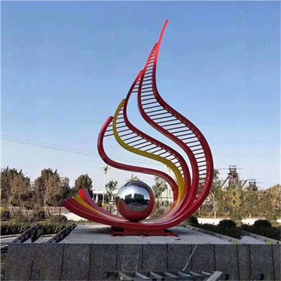 Moderne Skulptur Art Corten Stainless Steel Abstracts im Freien fertigte sortiert besonders an