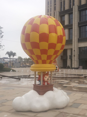 Ali Fibreglass Cartoon Character Sculpture-Piazza-Garten-Dekoration