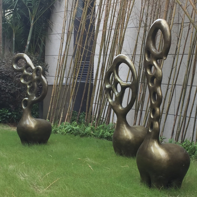 Zusammenfassungs-Fawn Garden Life Size Bronze-Tierstatuen-Werfen dekorativ
