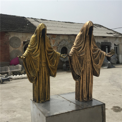 Fiberglas-Statuen Tod-Azrael Halloween im Freien 80cm 120cm 150cm 180cm