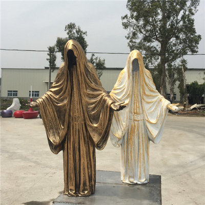 Fiberglas-Statuen Tod-Azrael Halloween im Freien 80cm 120cm 150cm 180cm