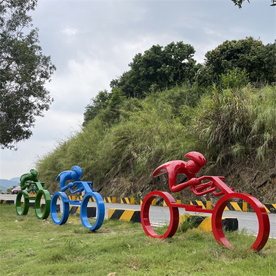 Radfahren-Renngarten im Freien gestaltet Mehrfarbenhandgemachtes für Freizeitpark