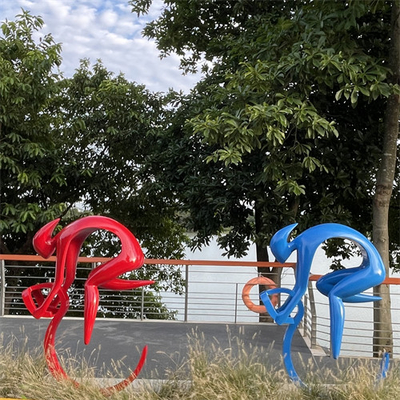Fahrfahrrad-Malerei-Garten im Freien gestaltet Art Metal Colorful