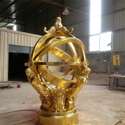 Metallball-Garten-Skulptur Celestial Globe Armillary Sphere Sculptures dekorative