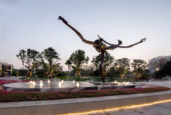 Großes Garten-Tänzer-Bronze Sculpture-korrosionsbeständiges besonders angefertigt