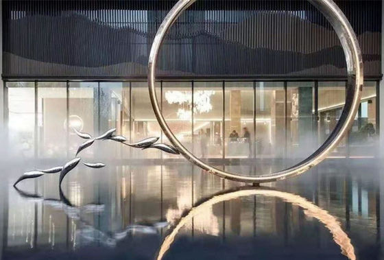 Allgemeines modernes Fisch-Metall Art Sculptures Stainless Steel Decorative fertigte besonders an