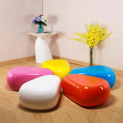 Blumenblatt formen modernen besonders angefertigten Art Stone Sculpture Fiberglass Furniture