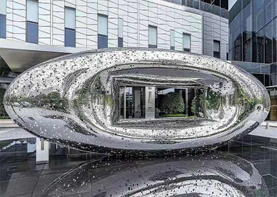 Zusammenfassungs-Metallgarten im Freien gestaltet Art Mirrored SS 316L für Eingang