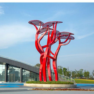 Kreisverkehr-großes Metallskulptur-Zusammenfassung im Freien dekorativ für Garten