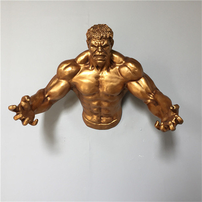 Wandbehang-Skulptur-Karikatur-unglaubliche Rumpf-Skulpturen des Fiberglas-3D