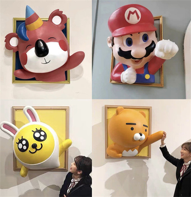 Karikatur-Bilderrahmen-Wand-Dekor gestaltet 3D besonders anfertigte für Schaufenster